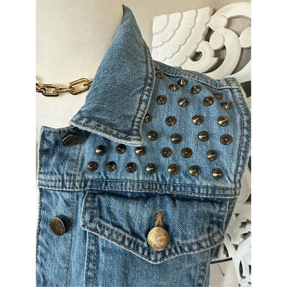 Forever 21 Jackets & Blazers - Studded Denim Vest